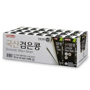 삼육 국산 검은콩 두유 190ml, 48개