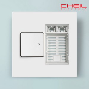 다온조명 제일전기공업 보일러 온도공란 스위치 CHEIL 디노 커버, 스위치1구(좌)+온도공란, 1개