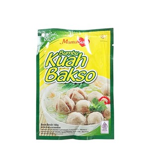 인도네시아 Mama Suka 붐부 꾸아 박소 쇠고기맛 100g / 육수 국물 Bumbu Kuah Bakso RASA DAGING SAPI 라사사삐, 1개