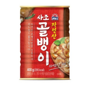 사조 자연산 골뱅이, 400g, 3개