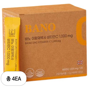 바노 이왕재박사 비타민C 1000mg ( 4박스 ), 120g, 4개