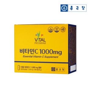 종근당 바이탈프로그램 비타민C 1 100mgx600정 660g 1박스, 200정, 1개