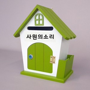 원진엘앤비 우드하우스 메모꽂이함 그린, 사원의소리, 1개