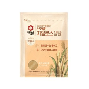 백설스위트리 자일로스 갈색설탕, 1kg, 3개