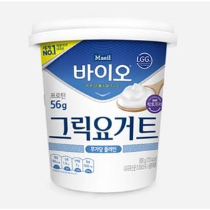 매일유업 바이오 그릭요거트 무가당 플레인 800g (냉장배송) 무배, 2개