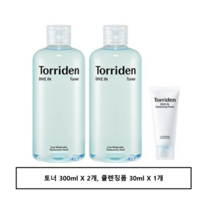 토리든 다이브인 저분자 히알루론산 토너, 600ml, 1세트