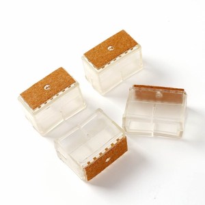 4p 반투명 의자발커버(4.5x2.5x3.2cm), - 반투명 의자발 커버 4p 4.5x2.5x3.2cm, 4개