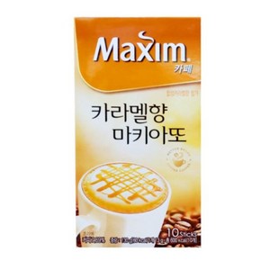 맥심 카페 카라멜향 마키아또 일반커피믹스 스틱형, 13g, 10개입, 3개