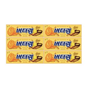 해태제과 버터링 소프트, 86g, 6개