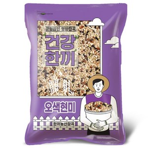 한끼농산 국산 오색현미, 1kg, 1개