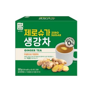 녹차원 제로슈가 생강차, 1개, 20개입, 15g