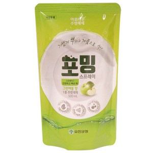 유한양행 포밍 스프레이 주방세제 리필, 500ml, 1개