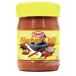 Taho Blachan Chili with Shimp Paste 180g 1 Bott 새우 페이스트를 곁들인 타호 블라찬 칠리 180g 1병 [싱가포르 직항 공수] 6., 1개