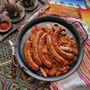[살루메리아] 모코로식 양고기 소시지 메르게즈(Meguez) 300g 미르까즈 아마르가즈 살루메리아, 1개