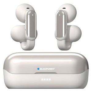 블라우풍트 Ai ENC 노이즈캔슬링 블루투스 5.4 오픈 귀걸이형 이어폰, BLP-OE661WWT, 화이트