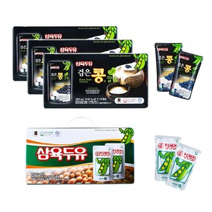 삼육두유 검은콩과 칼슘 80팩세트(검은콩과 칼슘 60팩+삼육두유 20팩), 190ml, 1세트