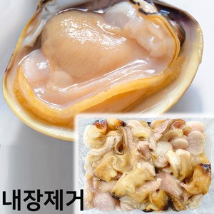 대합조개 개조개 대합조개살 조개살 내장제거 냉동, 2개, 500g