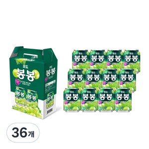 포도 봉봉, 238ml, 36개