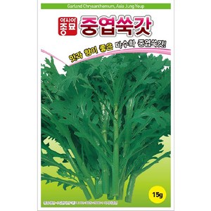 보람농자재 (쑥갓종자씨앗) 아시아 중엽쑥갓(15g 300g 3kg), 1개