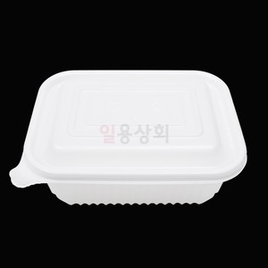 [ILYONG] 미니 사각 찜용기 TY 20157 중 1100ml 400세트 백색, 400개, 1세트