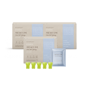 [키토케토] 샤인MCT구미 무설탕 젤리 애플사이다비니거 애사비 구미 3BOX, 3박스, 252g