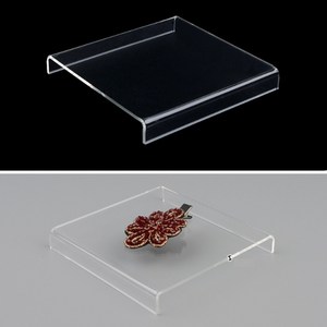 셀올 정사각형 아크릴 진열대 150X150X20MM 보석진열대 화장품진열, 1개