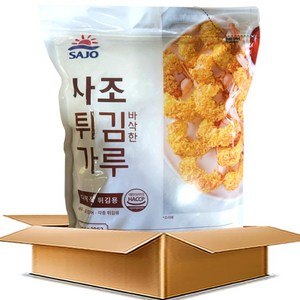 사조 바삭한 튀김가루 박스 (1kg x 10개입) 새우 야채 탕수육 튀김요리, 10개, 1kg