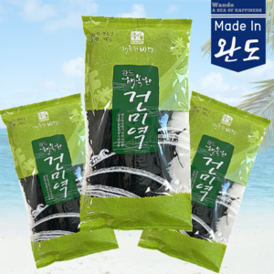 완도 행복한 건미역 명품 햇 산모미역 100g, 3개