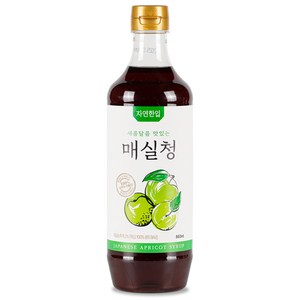 자연한입 매실청, 1개, 860ml