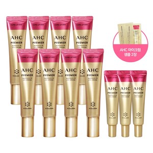 AHC 아이크림 시즌12 프리미어 앰플인 코어리프팅 40ml 8개+12ml 3개+증정까지, 1세트, 40ml 8개+12ml 3개+샘플 2개