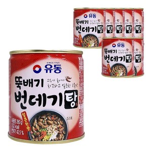 유동 뚝배기 번데기탕 얼큰한맛, 280g, 8개