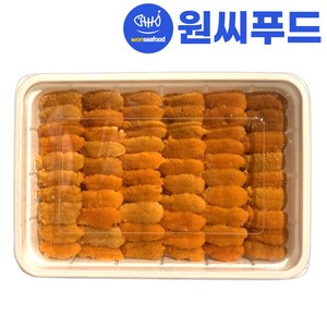 최상급 바훈 우니 성게알 100g 도시락형 제철 자연산 냉동 신선급랭 특품 말똥성게, 1개