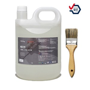 에코트 시멘트 스케일 제거제 3.78L 백화 타일 붓, 1개