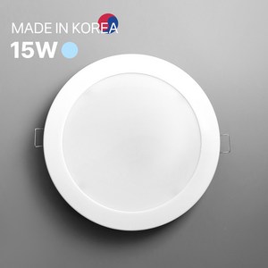 국산 LED 다운라이트 6인치 15W TL, 단품, 1개, 주광색