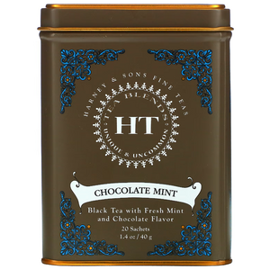 Haney & Sons 초콜릿 민트 20 차 향낭 1.4 oz (40 g) 2팩, 40g, 1개, 20개입