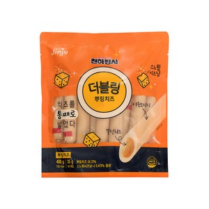 천하장사 더블링 뿌링치즈 파우치, 400g, 1개