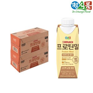 그린비아 프로틴밀 아몬드와 호두 250ml x36팩, 36개