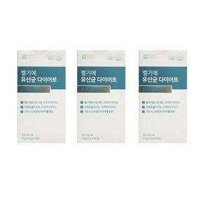 벨기에 유산균 다이어트 트리플러스 3박스, 77g, 3개