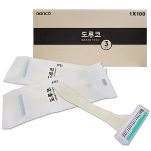 도루코 터치3 TP-901 개별포장(백색), 100개입, 1개