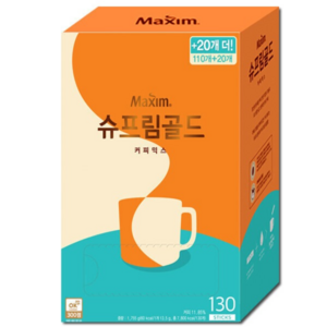 맥심 슈프림골드 커피믹스 130T, 13.5g, 130개입, 1개