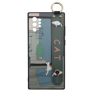 신서엔코 갤럭시 케이스 Galaxy Phone Case SCS-1533 일러스트 핸드 스트랩