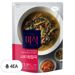 더미식 시래기 된장국, 350g, 4개