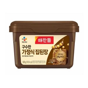 CJ 해찬들 구수한집된장, 500g, 2개