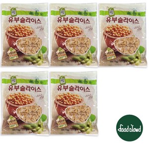 [BOX] 냉동 유부 슬라이스 [1kg] 우동고명, 1kg, 5개