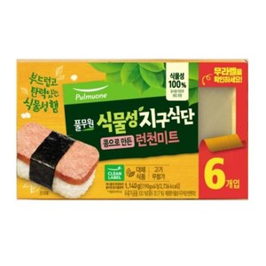 풀무원 [식물성지구식단] 런천미트 190g 6개