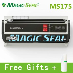 가정용진공포장기 MAGIC SEAL MS175 진공 식품 봉인기 습식 가정용 포장기 커피콩 사료 밀봉, 한국플러그+220V, 1개