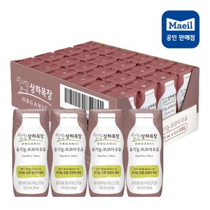 상하목장 유기농 코코아 우유, 125ml, 24개