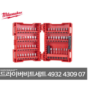 밀워키 쇼크웨이브 임펙드라이버 비트셋트 56pc, 1개