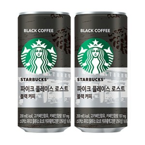 스타벅스 파이크 플레이스 블랙커피 200ml X 6입, 6개