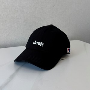 [국내매장판] 지프 JEEP 스몰 로고 볼캡 클래식 남녀공용 사이즈 조절가능 기본 야구모자